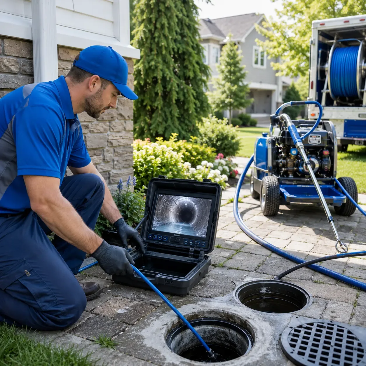 Outdoor drain cleaning professionals serving Melvin, KY